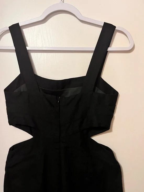 Altar'd State Black Square-Neck Wide-Leg Cutout Jumpsuit - Picture 8 of 11
